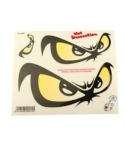 AUTOCOLLANT OEIL NO FEAR (14X16CM)