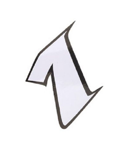 AUTOCOLLANT NUMERO 1 BLANC L13