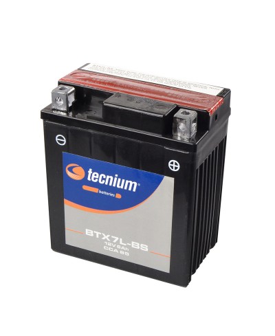 Batterie TECNIUM BTX7L-BS sans entretien avec pack acide