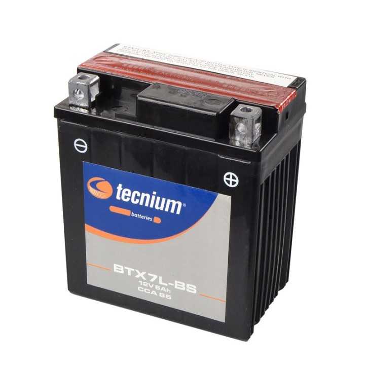 Batterie TECNIUM BTX7L-BS sans entretien avec pack acide