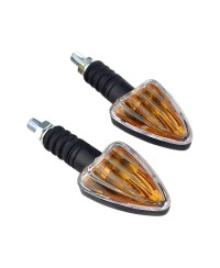 CLIGNOTANT TUN'R TRIANGLE F.COURTE NOIR/TRANSPARENT (PR) HOMOLOGUE CE