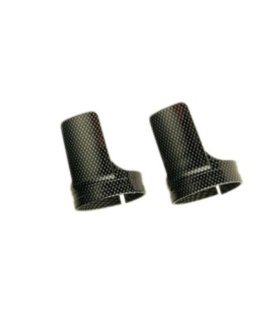 PROTECTION FOURCHE TUN'R MECABOITE CARBONE LIVRE AVEC COLLIER RILSAN DIAMETRE 40MM A 55MM