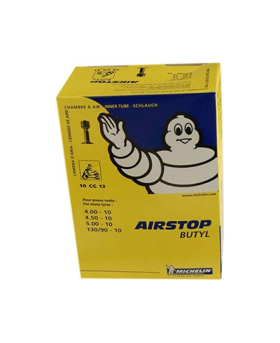 CHAMBRE A AIR SCOOTER 10" 4.00-5.00 X 10 MICHELIN AIRSTOP 10 CG 13 VS