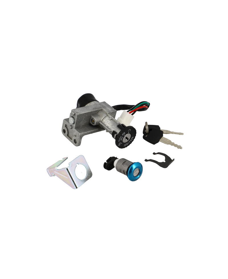 CONTACTEUR A CLE SCOOTER TEKNIX ADAPT. KYMCO AGILITY/VITALITY (AVEC SERRURE DE SELLE)