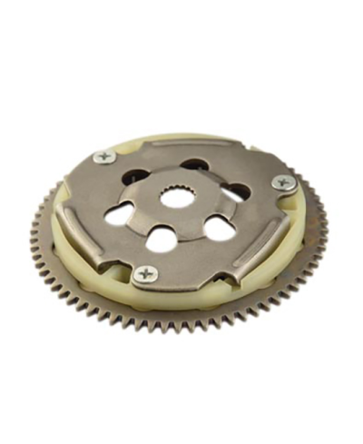 COURONNE DEMARREUR CPTE SCOOTER TEKNIX + ROUE LIBRE + CAGE AIGUILLE ADAPT. BOOSTER/NITRO