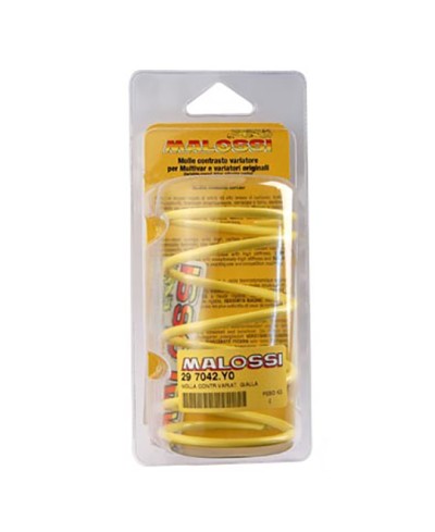 RESSORT VARIATEUR SCOOTER MALOSSI 4.1 JAUNE ADAPT. PEUGEOT +35%