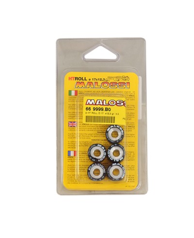 ROULEAU/GALET SCOOTER MALOSSI 15X12  6,0 G. (X6) MBK/YAMAHA