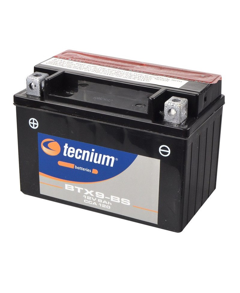 Batterie TECNIUM BTX9-BS sans entretien avec pack acide