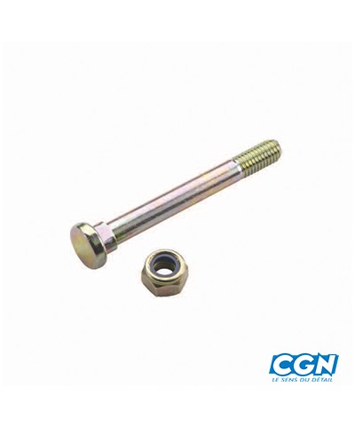 AXE BEQUILLE CYCLO CENTRALE ADAPT. PEUGEOT 103 (M8 X 74MM)