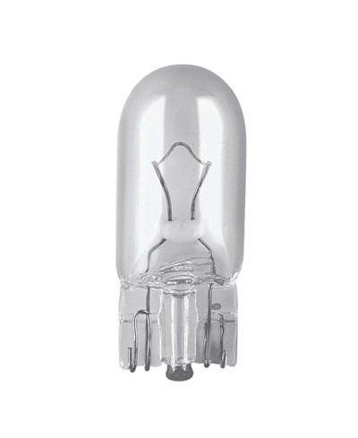 LAMPE/AMPOULE 12V  5W (W5W) WEDGE OSRAM TEMOIN T10 (W2.1X9.5D) CULOT DE VERRE