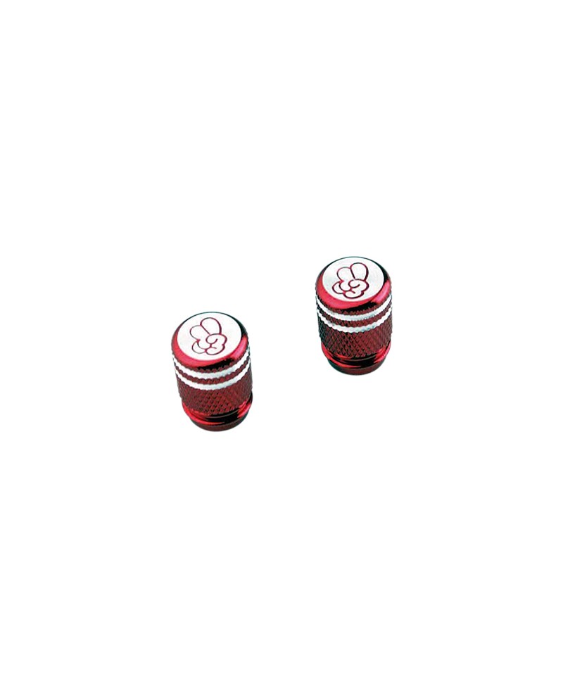 CAPUCHON/BOUCHON VALVE TUN'R TO COOL MOLETE ROUGE (X2)