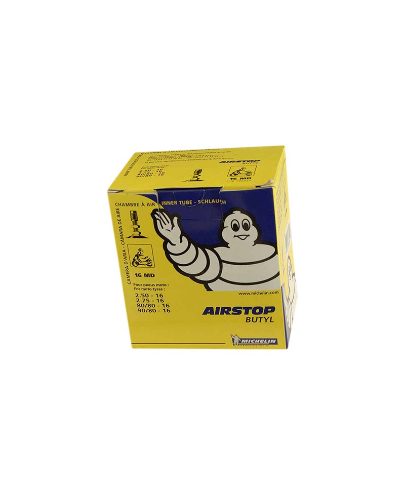 CHAMBRE A AIR MOTO 16" 2.50-2.75 X 16 MICHELIN AIRSTOP 16 MD