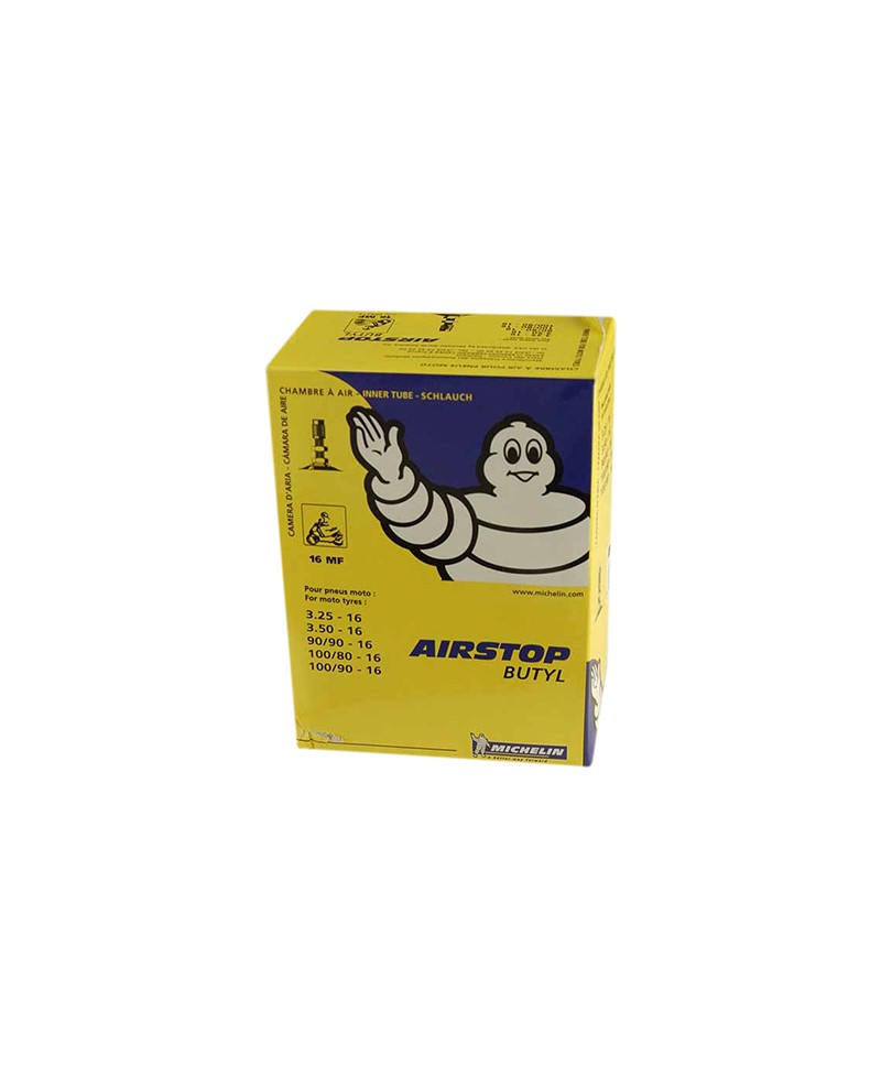 CHAMBRE A AIR MOTO 16" 3.25-3.50 X 16 MICHELIN AIRSTOP 16MF TR4