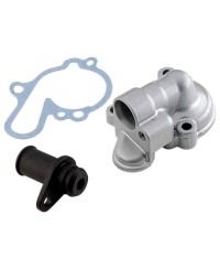 COUVERCLE / CARTER POMPE A EAU MECABOITE TOP PERFORMANCES ADAPT. AM6 ALU NOIR