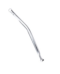 RAIDISSEUR CADRE/BARRE DE RENFORT CYCLO  ADAPT. MBK 51 COUDE ROND CHROME