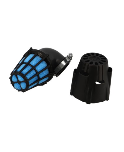 FILTRE A AIR POLINI AIR BOX ETANCHE COUDE 90° D37 (PHVA)  -203.0094-