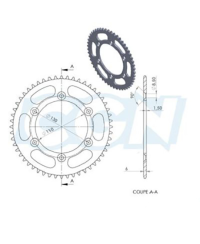 COURONNE MECABOITE 06 TEKNIX ADAPT. CPI 420 52DTS D110 6 FIX