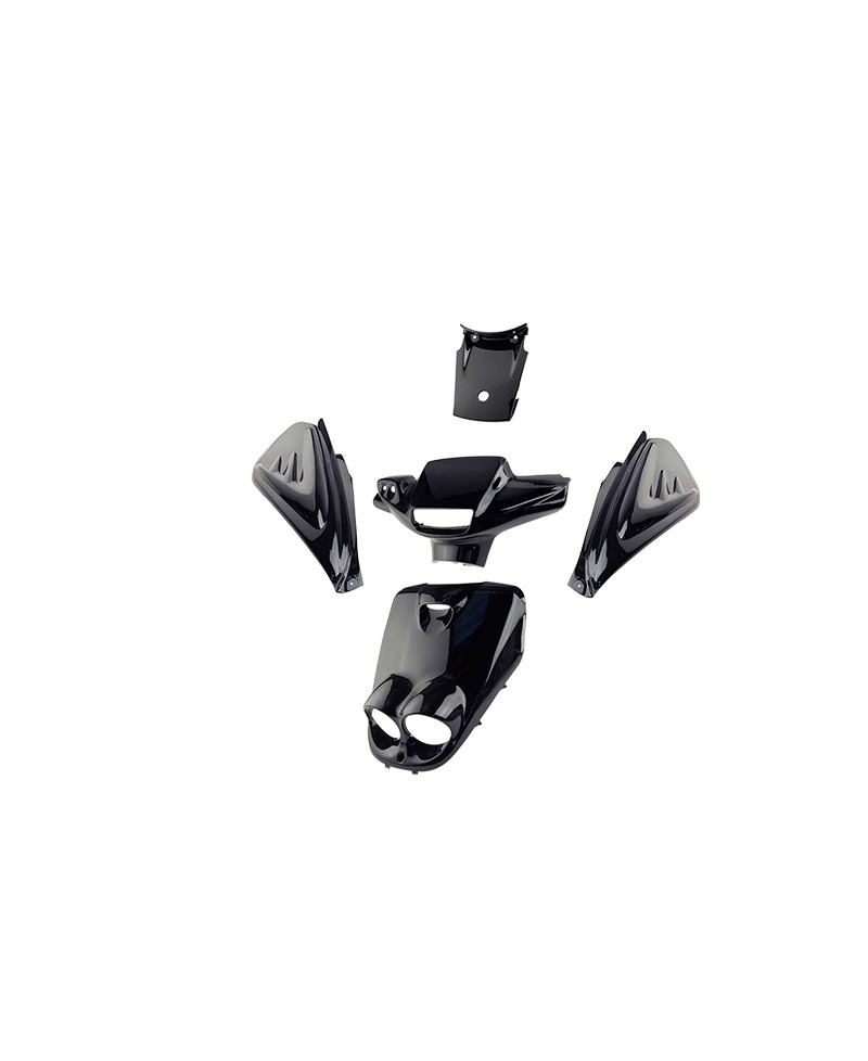 CARROSSERIE/CARENAGE SCOOTER TUN'R KIT ROCKET/NEXT NOIR (PEINT) (5 PIECES)