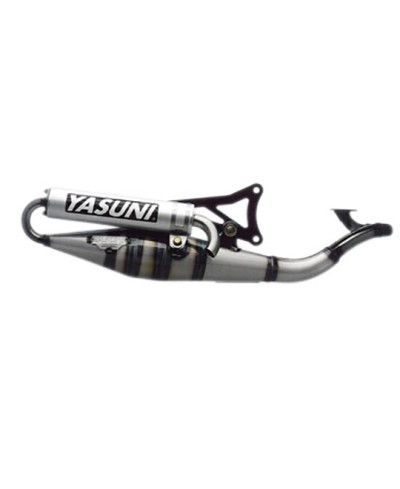 POT SCOOTER DE YASUNI Z ADAPT. NITRO/AEROX/OVETTO/NEOS/JOG R/MACH G SILENCIEUX ARGENT