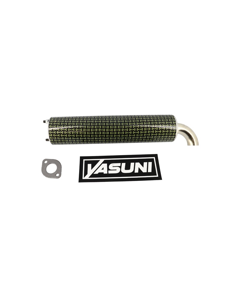 SILENCIEUX/CARTOUCHE SCOOTER YASUNI KEVLAR (D.60MM - 2 VIS)