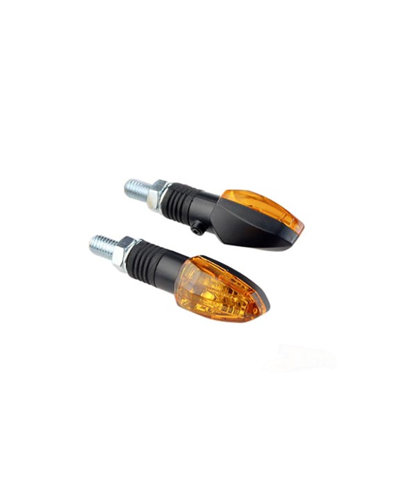 CLIGNOTANT TUN'R MICRO TRIANGLE NOIR/ORANGE A AMPOULE (PR) HOMOLOGUE CE