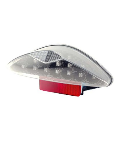 FEU AR SCOOTER TUN'R* NOIR  A LEDS ADAPT. NITRO/AEROX/MAGNUM/OLIVER  TRANSPARENT