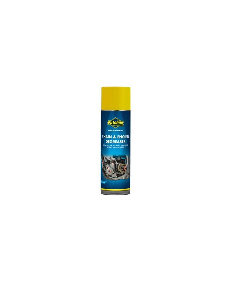 NETTOYANT/DEGRAISSANT CHAINE/MOTEUR PUTOLINE CHAIN AND ENGINE DEGREASER (AEROSOL 500ML)