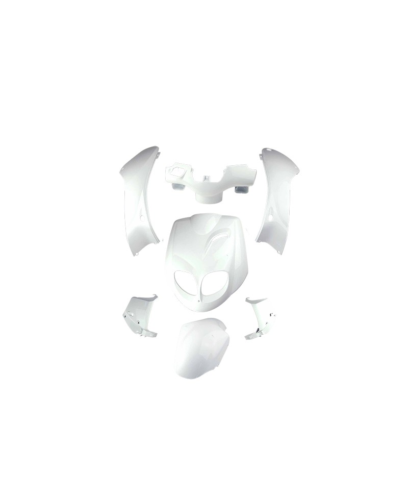 CARROSSERIE/CARENAGE SCOOTER TUN'R KIT  PEUGEOT TREKKER BLANC (PEINT) (7 PIECES)