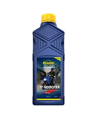 HUILE MOTEUR 2T PUTOLINE TT SCOOTER SYNTHETIQUE (1L)