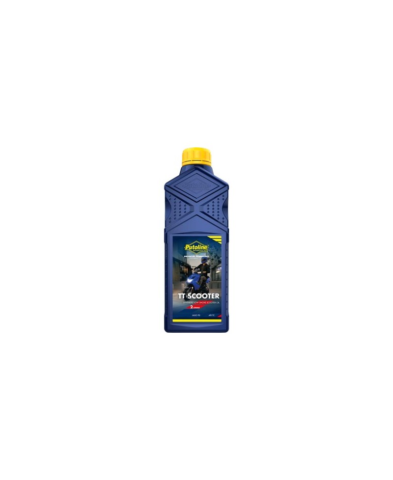 HUILE MOTEUR 2T PUTOLINE TT SCOOTER SYNTHETIQUE (1L)