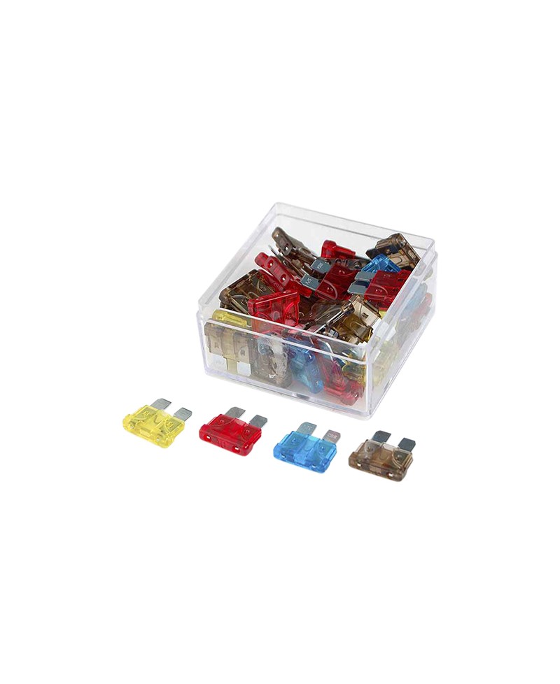 FUSIBLE PLAT ENFICHABLE GM ASSORTIE X50 (7.5A-10A-15A-20A)