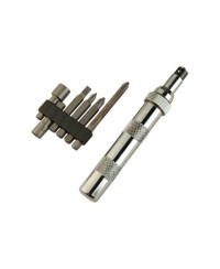 TOURNEVIS A PERCUSSION/FRAPPER BUZZETTI  ( + 6  EMBOUTS DIFFERENTS)