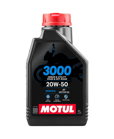 MOTUL - Huile 4T 3000 20W50 1 Litre