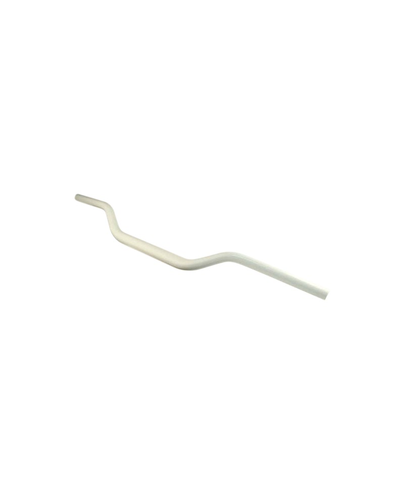 GUIDON MECABOITE/MOTO TUN'R CROSS OVERSIZE D 28.6 ALU BLANC (L810 H 55)