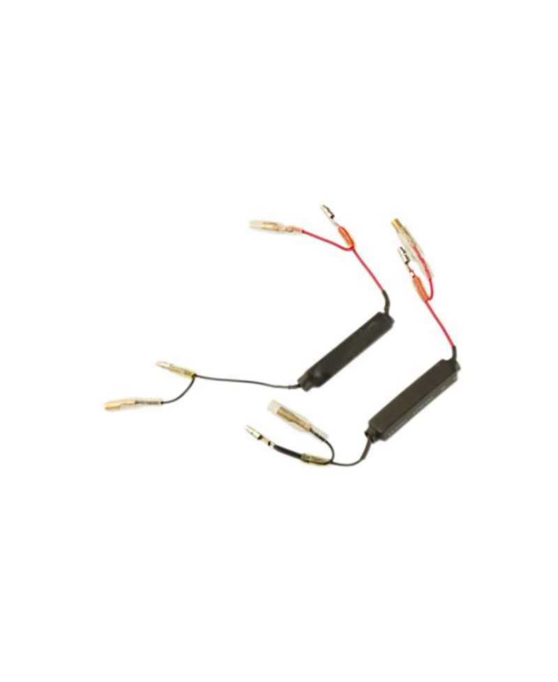 RESISTANCE POUR CLIGNOTANTS LED AVEC CONNECTIQUE 10 OHMS POUR 10W (X2)