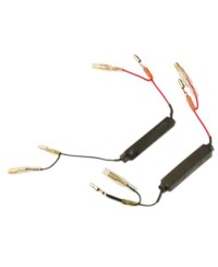 RESISTANCE POUR CLIGNOTANTS LED AVEC CONNECTIQUE 10 OHMS POUR 10W (X2)