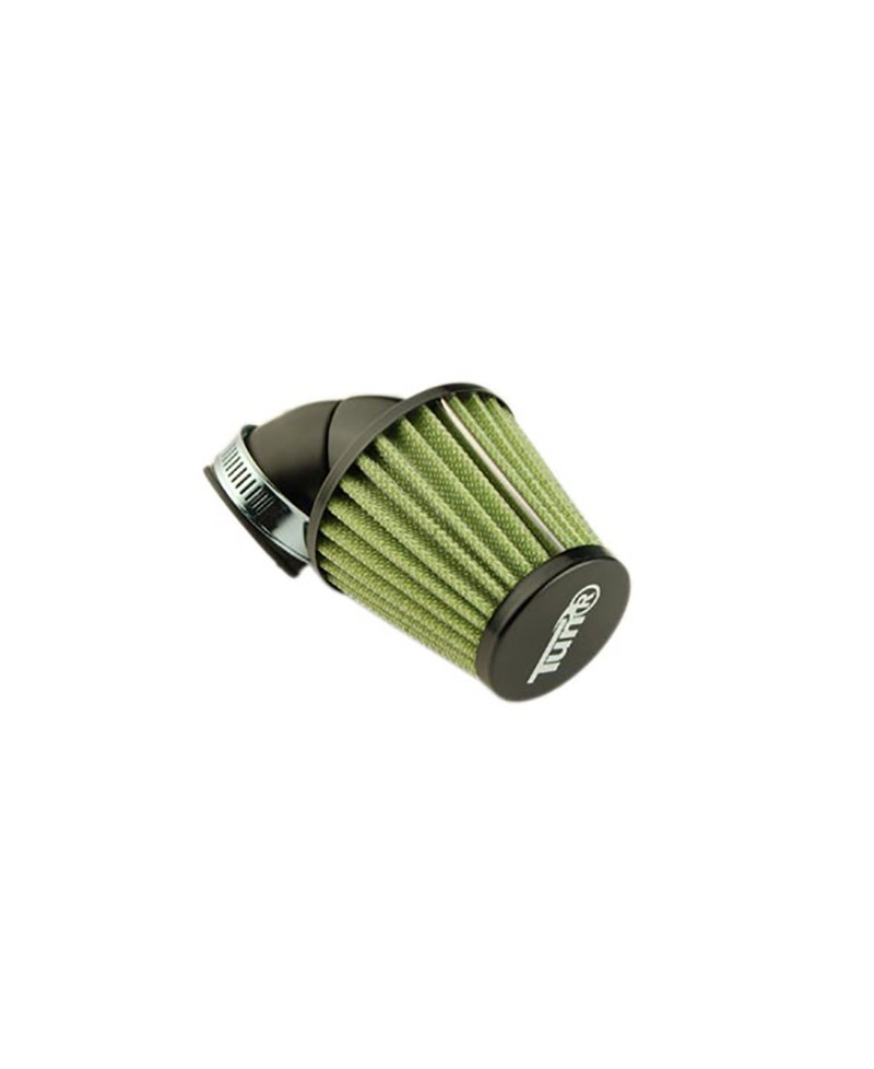 FILTRE A AIR TUN'R D28-35 CONIQUE KN GM ORIENTABLE 0 A 90° NOIR FILTRE V