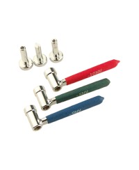 KIT CLE REGLAGE CULBUTEUR DE SOUPAPE BUZZETTI ( MOTEUR 4T) (POUR ECROU 8/9/10) JEU DE 3