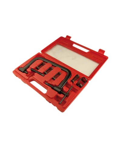 OUTIL DEMONTE SOUPAPE BUZZETTI CULASSE 4T.  (5 ADAPTATEURS)