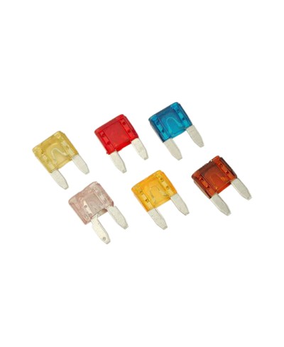 FUSIBLE PLAT ENFICHABLE (MINI) (3A-5A-7.5A-10A-15A-20) X6