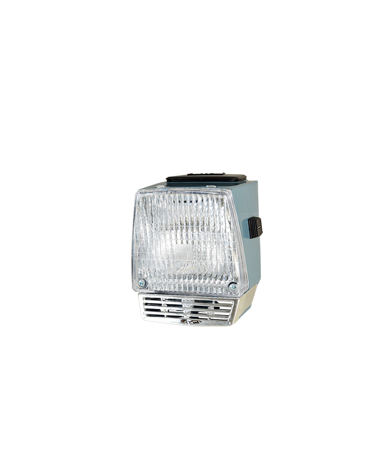 OPTIQUE/PHARE CYCLO TEKNIX* ADAPT. MBK 88/51/41/881 - COMPLET 12 VOLT - BLEU