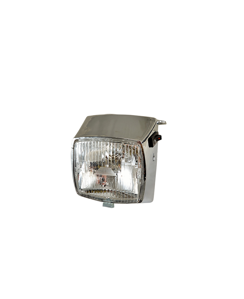OPTIQUE/PHARE CYCLO TEKNIX* ADAPT. 103 MVL/VOGUE/CHRONO - COMPLET 12 VOLT - CHROME