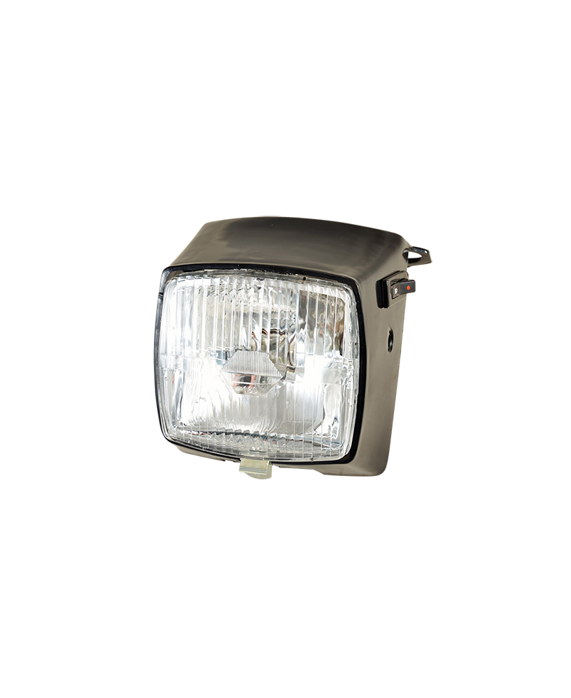 OPTIQUE/PHARE CYCLO TEKNIX* ADAPT. 103 VOGUE/MVL/CHRONO - COMPLET 12 VOLT - NOIR