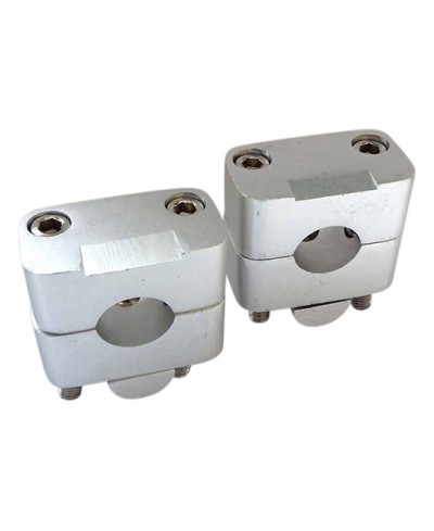 PONTET REHAUSSE GUIDON MECABOITE/MOTO TUN'R ALU POUR GUIDON 22.2MM (CROSS/ENDURO) (X2)