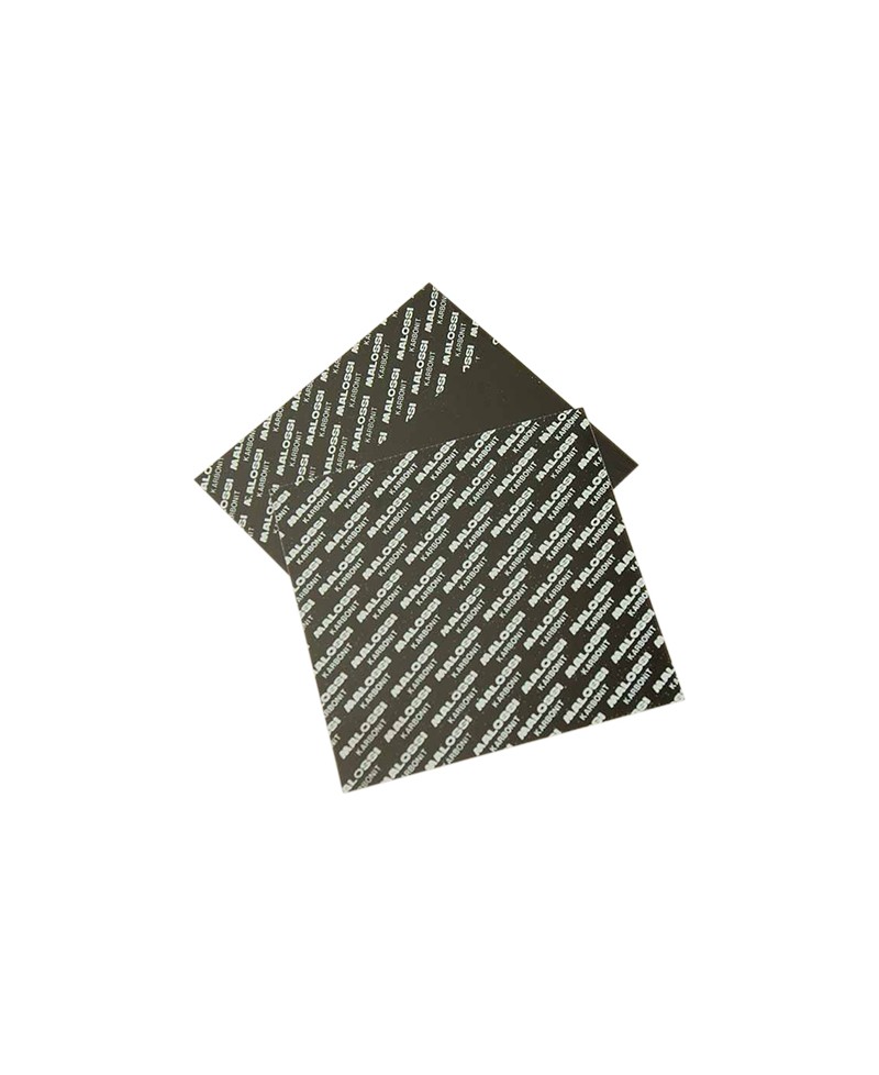 FEUILLE KARBONIT MALOSSI POUR LAMELLE CLAPET (100X100MM) EPAISSEUR 0.40 (PAR 2)