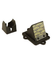 CLAPET SCOOTER MALOSSI VL14 CARBONE ADAPT. NITRO/SR50/F12/OVETTO/MACH G (2 LAMELLES) 45°