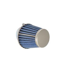 FILTRE A AIR TUN'R D28-35 CONIQUE KN GM DROIT CHROME