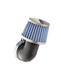 FILTRE A AIR TUN'R D28-35 CONIQUE KN PM COUDE 90° CHROME