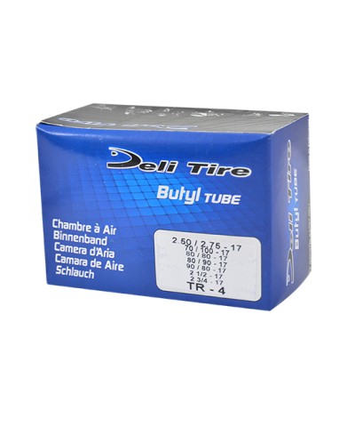 CHAMBRE A AIR CYCLO 17" 2.50-2.75 X 17 DELI TIRE U237T TR4