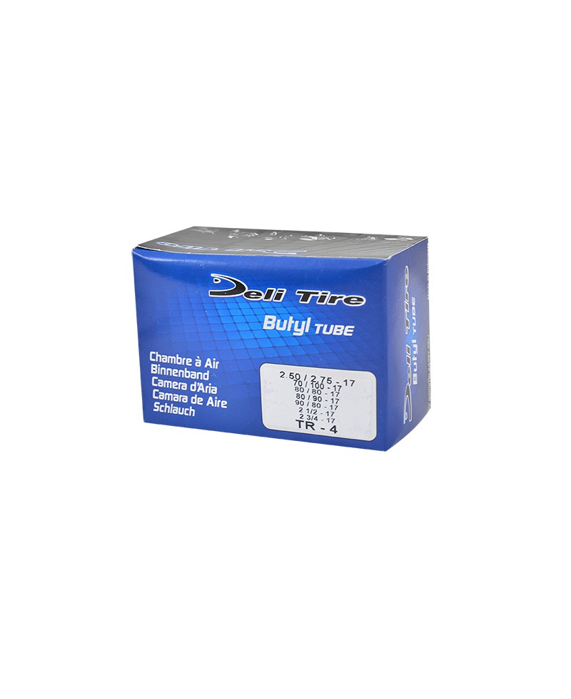 CHAMBRE A AIR CYCLO 17" 2.50-2.75 X 17 DELI TIRE U237T TR4